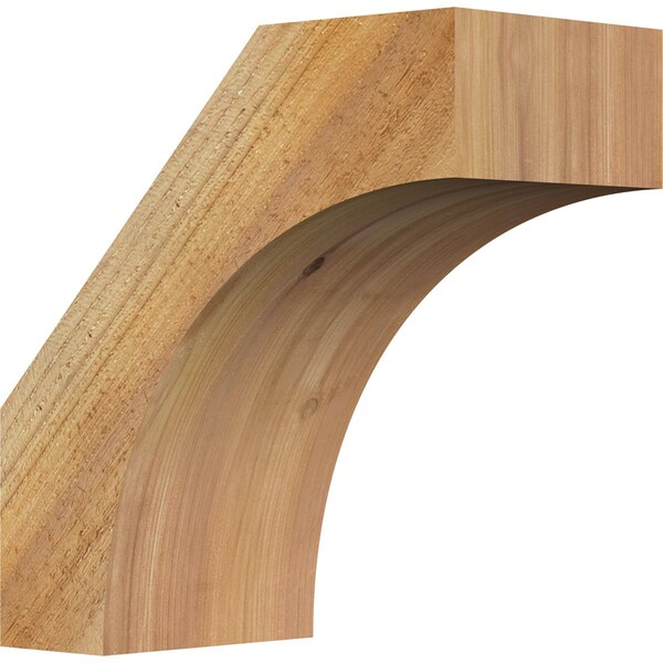Ekena Millwork 6"W x 12"D x 12"H Westlake Rough Sawn Knee Brace, Western Red Cedar BRC06X12X12WTL00RWR - main